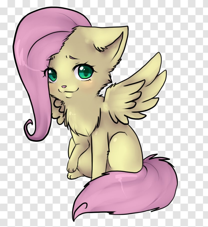 Fluttershy Pinkie Pie Cat Rarity DeviantArt - Watercolor - Cute Pony Transparent PNG