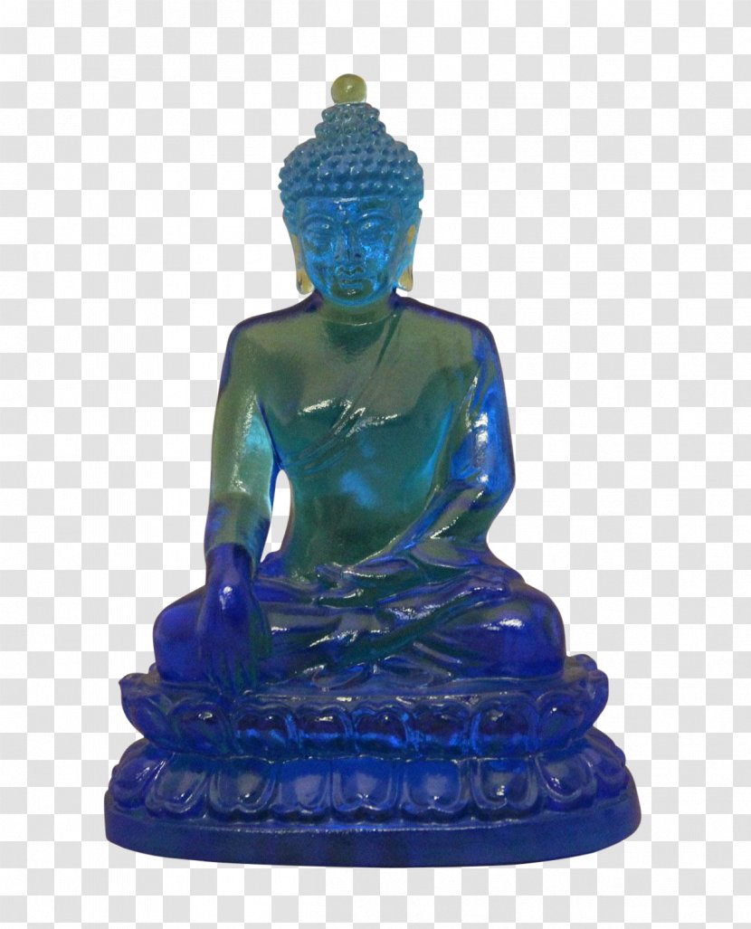 Glass Decorative Arts Buddha Images In Thailand Cobalt Blue Buddhist Art Transparent PNG