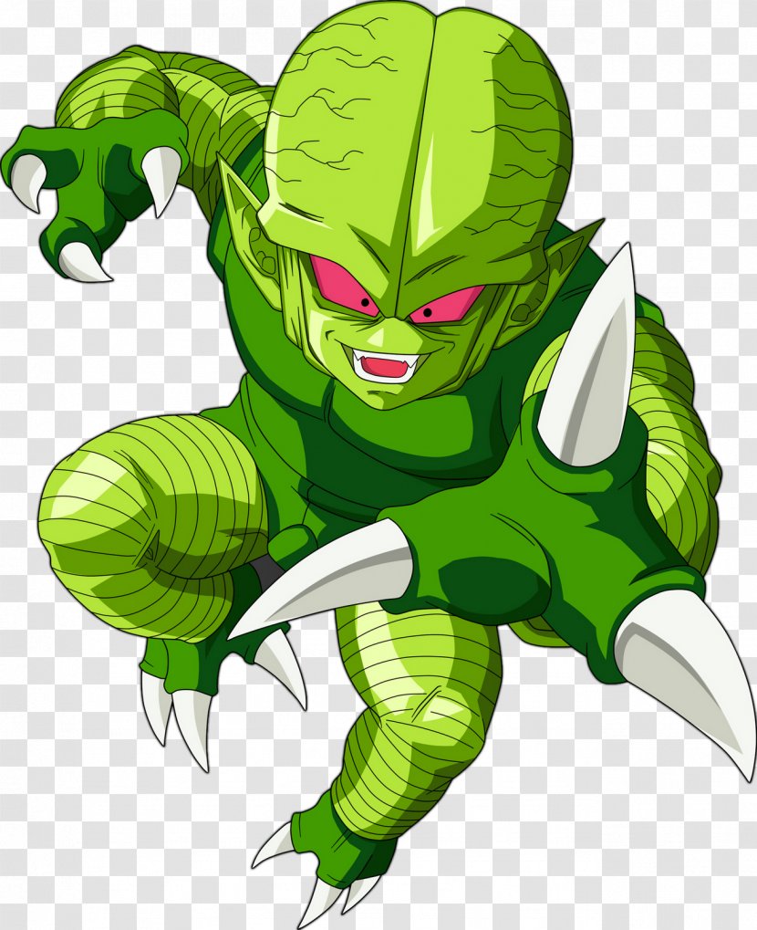 Vegeta Piccolo Goku Majin Buu Cell - Fan Art - Green Virus Transparent PNG