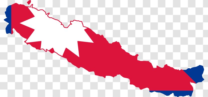 Largest Human Flag Of Nepal Greater - Red Transparent PNG