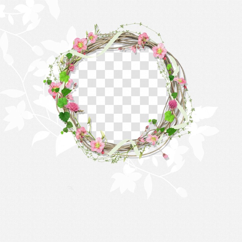 Creative Flower Picture Border Ps Material - Pattern Transparent PNG