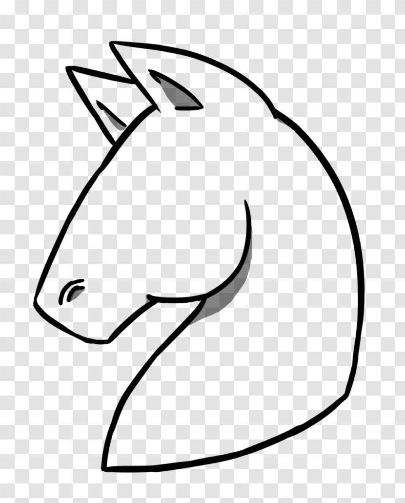 Horse Line Art Drawing Stallion Painting - Monochrome Photography Transparent PNG