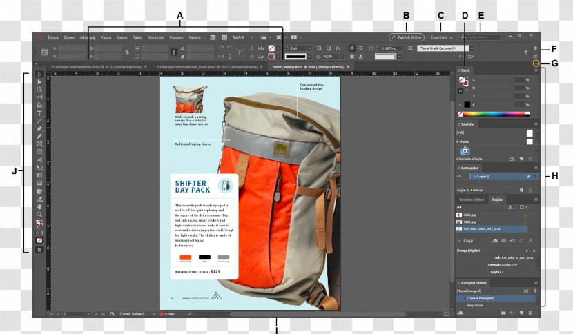 Adobe InDesign Window Workspace Creative Cloud - Systems - Indd Transparent PNG