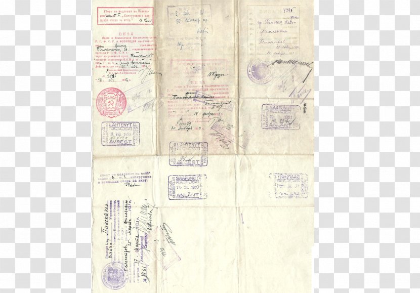 Paper - Text - Diplomatic Passport Transparent PNG