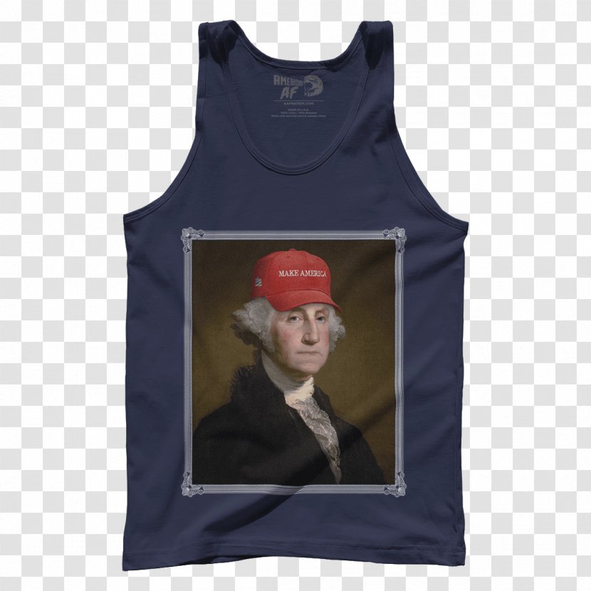 George Washington T-shirt Make America Great Again Sleeveless Shirt - Gilets Transparent PNG