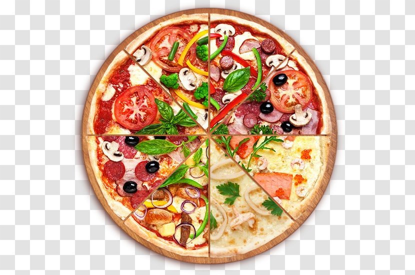 Pizza Take-out Italian Cuisine Food - Flatbread Transparent PNG
