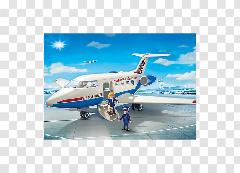 Airplane Playmobil Aircraft Airliner Toy Transparent PNG