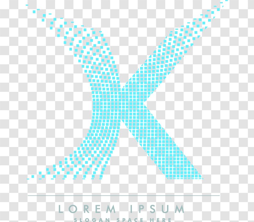 Letter K J - Q - Vector Hand-painted Transparent PNG