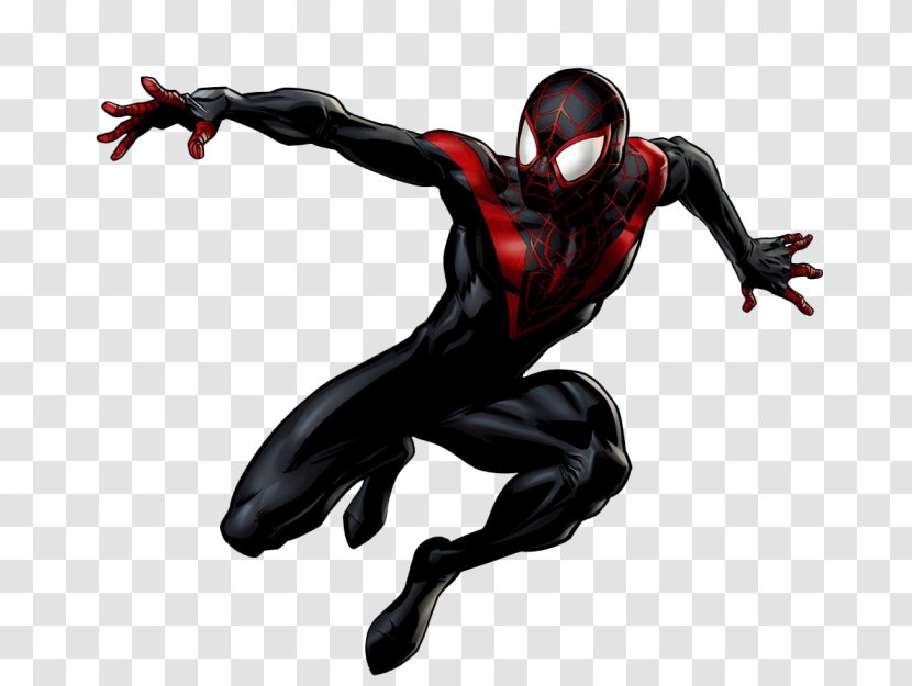 Miles Morales Spider-Man Superman Red Hood Spider-Woman (Gwen Stacy) - Marvel Comics - Spider-man Transparent PNG