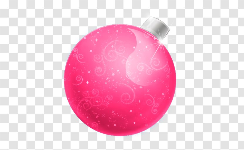 Christmas Ornament Free Clip Art - Pink Ball Transparent PNG