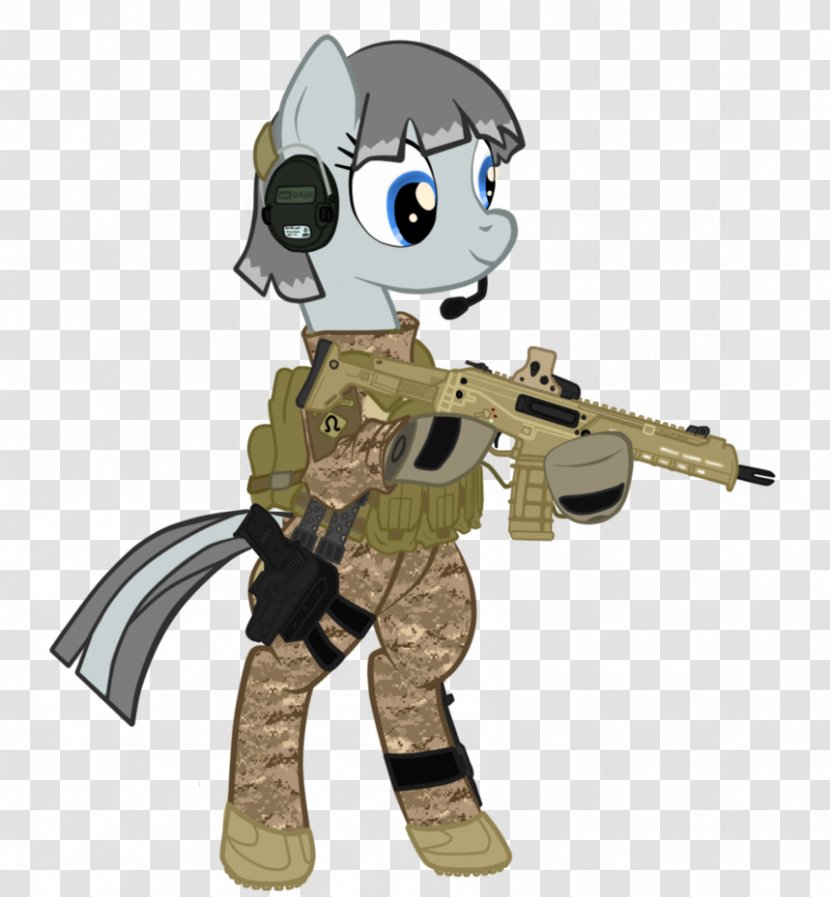 Pony Soldier Military United States Army - Machine Gun Transparent PNG
