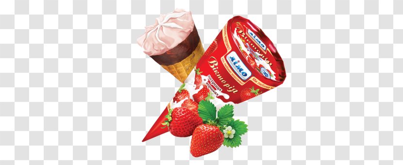 Strawberry Cream Frozen Dessert Flavor Transparent PNG