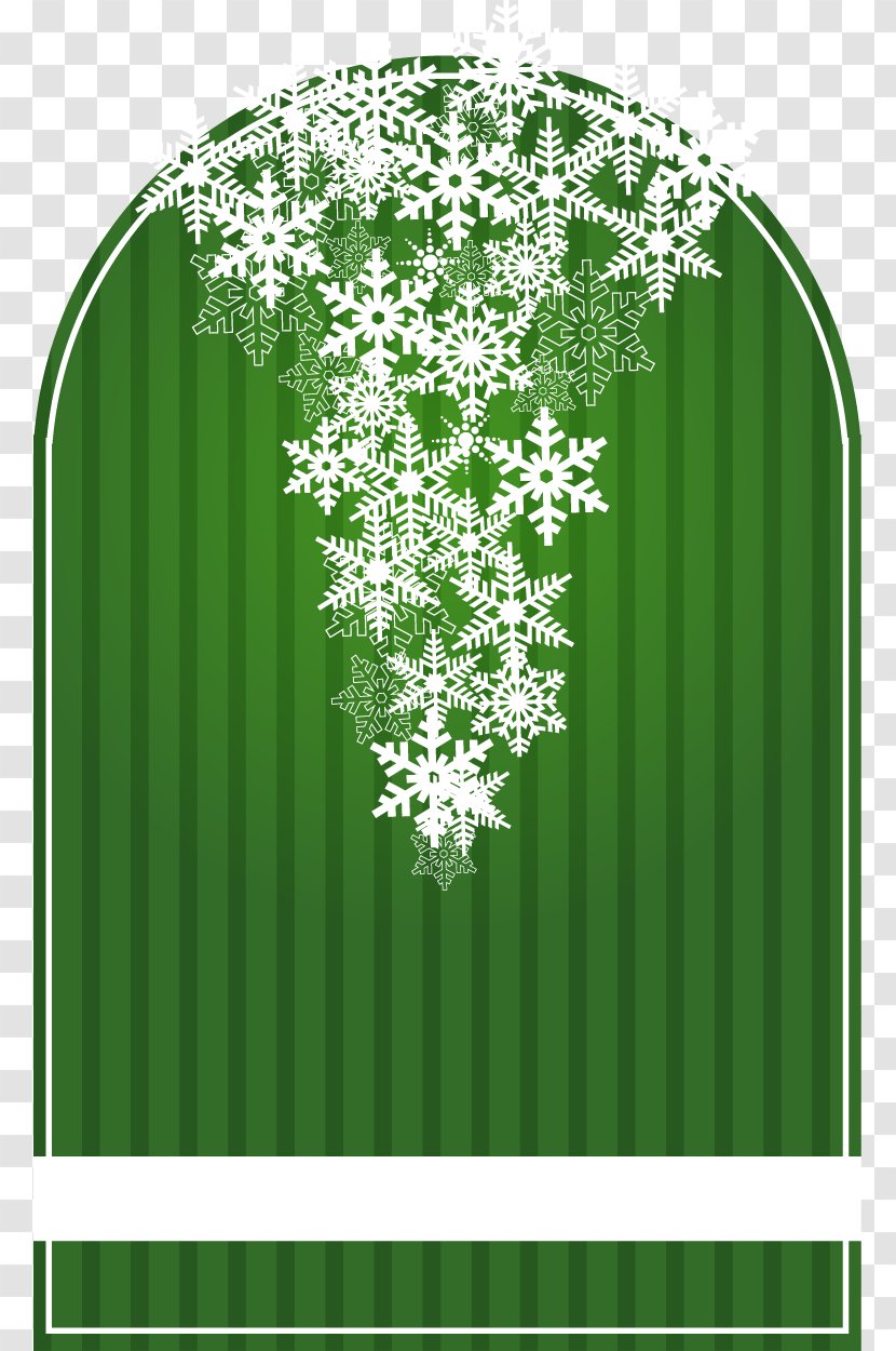 Text Box Green Clip Art - Flower - Snowflake Decoration Vector Material Transparent PNG