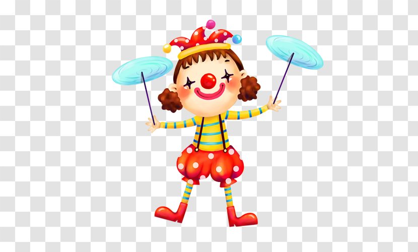 Clown Circus Cartoon - Illustration - = Transparent PNG