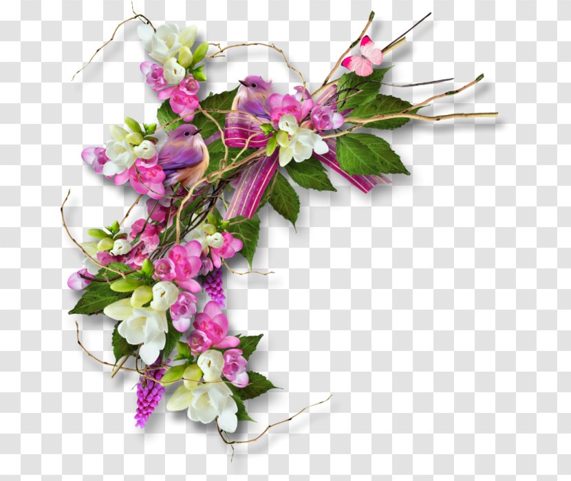 Cut Flowers Picture Frames Clip Art - Flower Transparent PNG