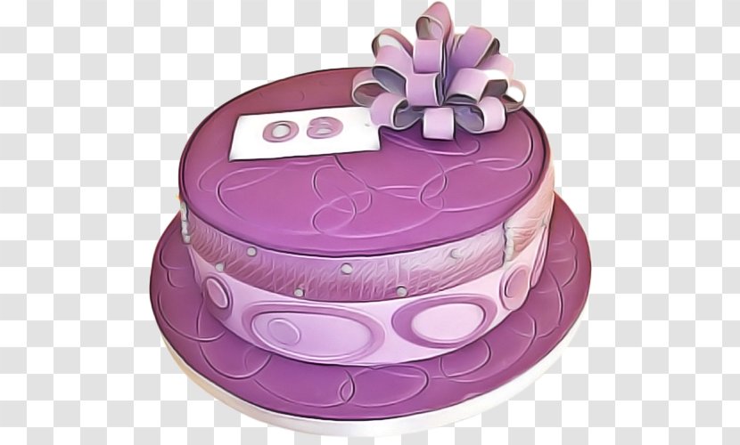 Pink Birthday Cake - Decorating - Cuisine Buttercream Transparent PNG