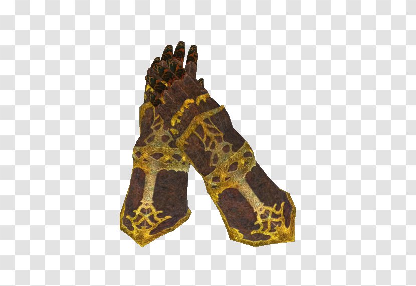 Glove Gauntlet Body Armor Oblivion Armour - Giraffe - Imperial Palace Transparent PNG