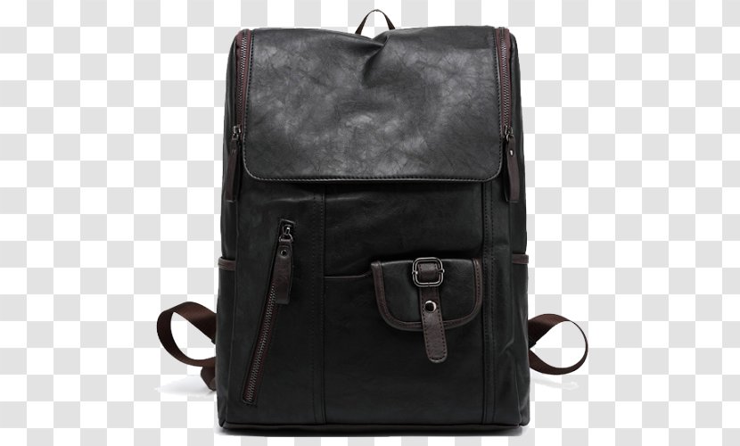Backpack Messenger Bags Briefcase Leather - Baggage Transparent PNG
