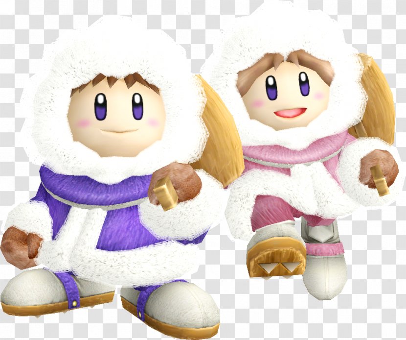 Super Smash Bros. Melee Ice Climber For Nintendo 3DS And Wii U - Stuffed Toy - Climbers Transparent PNG