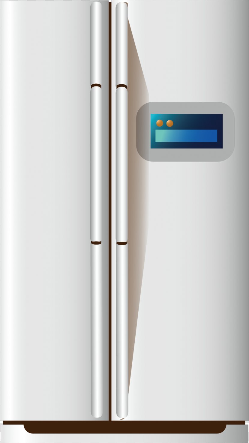 Refrigerator Home Appliance Clip Art - Frozen Vector Element Transparent PNG