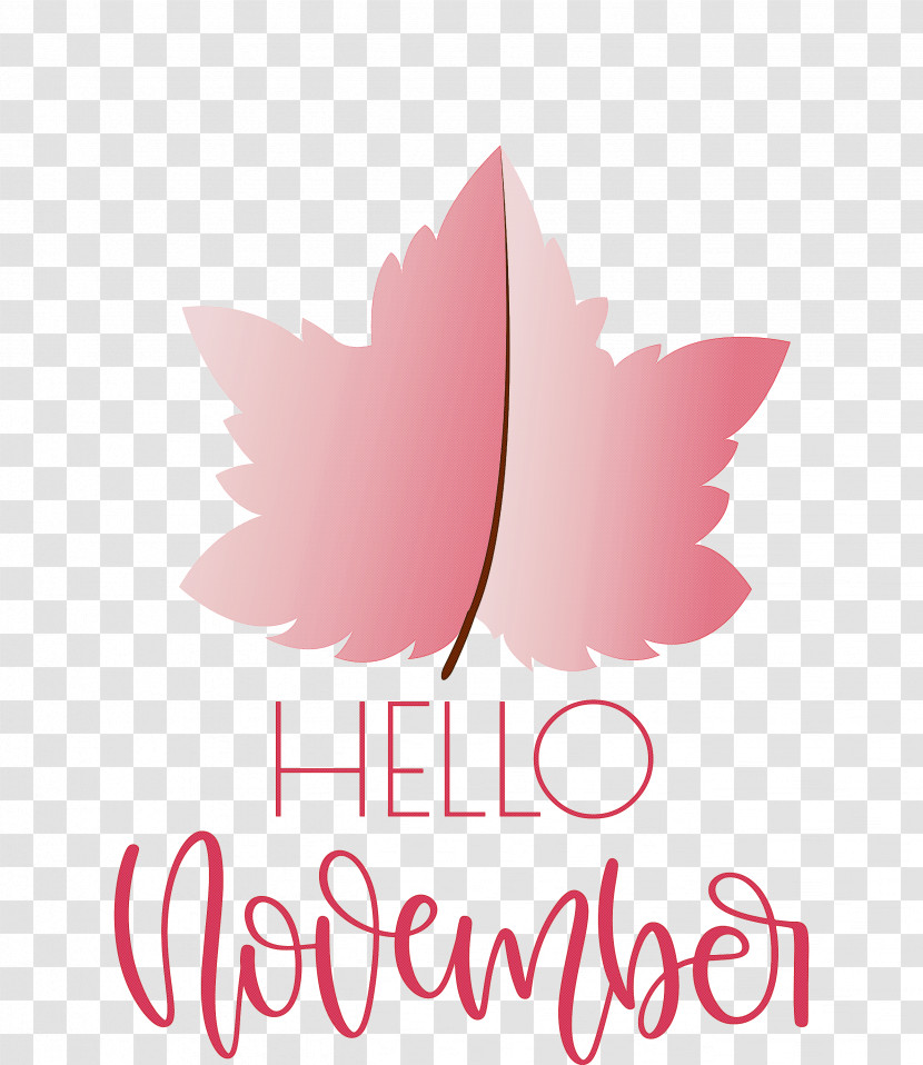 Hello November November Transparent PNG