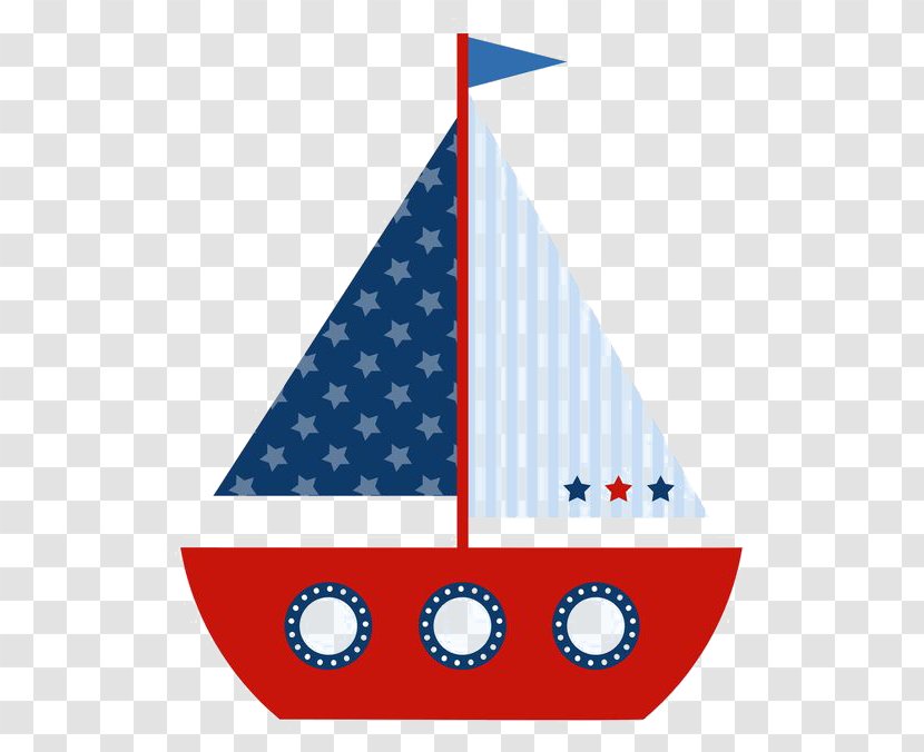 Wedding Invitation Baby Shower Ahoy Boy Clip Art - Watercraft - Cartoon Sailboat Transparent PNG
