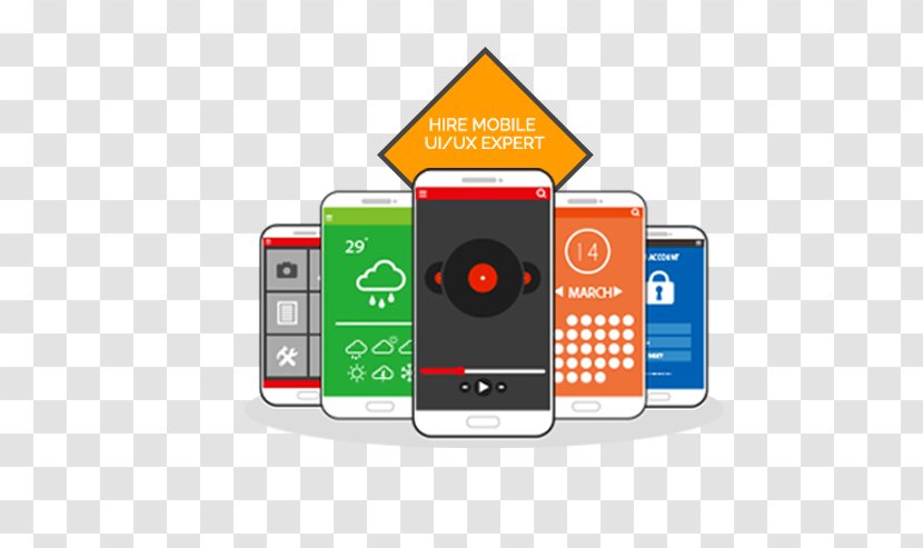 Feature Phone Smartphone User Interface Design Mobile Phones - Communication Device - Ui Ux Transparent PNG