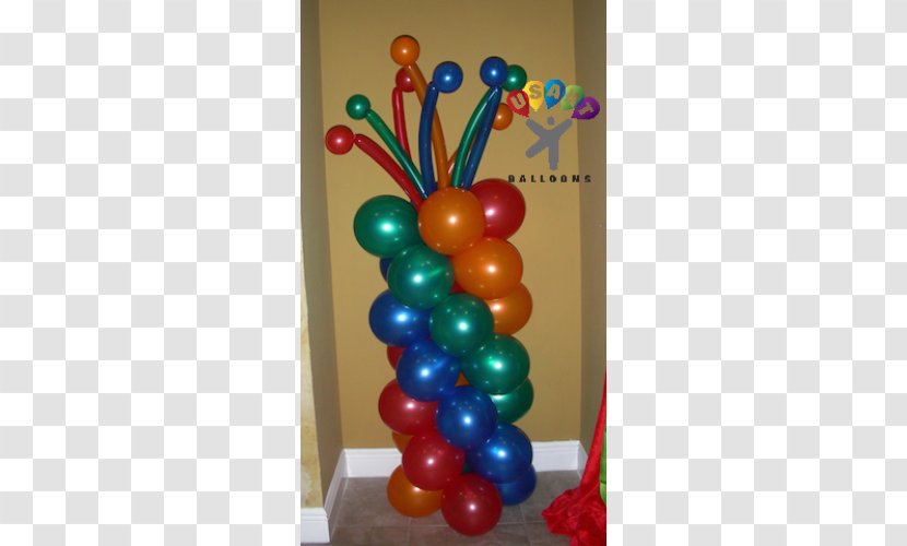 Balloon Birthday Toy Column Party - Us Art Balloons Transparent PNG