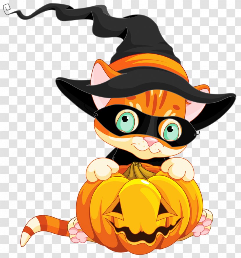 Cat Pumpkin Jack-o'-lantern Halloween Rendering - Like Mammal Transparent PNG