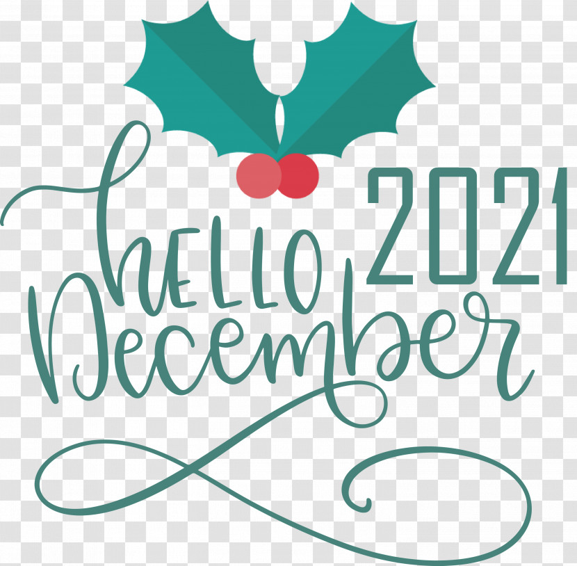 Hello December December Winter Transparent PNG