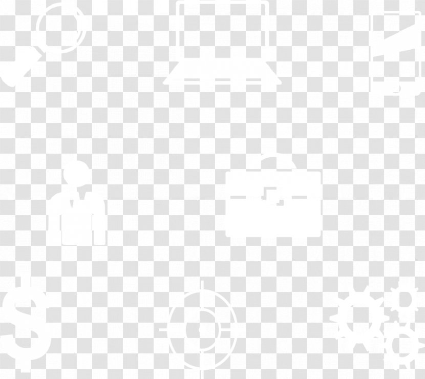 White Black Pattern - Rectangle - Cartoon Gray Computer Transparent PNG