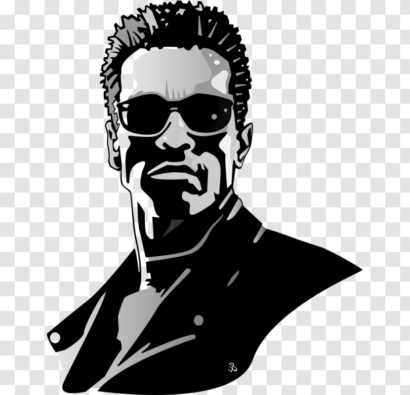 Arnold Schwarzenegger The Terminator Clip Art - Drawing Transparent PNG