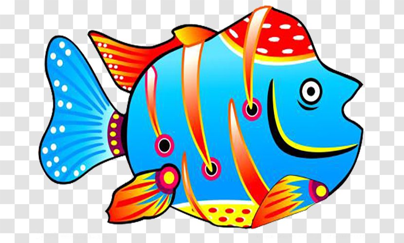 Cartoon Animation Clip Art - Marine Biology - Color Colorful Decorative Fish Transparent PNG