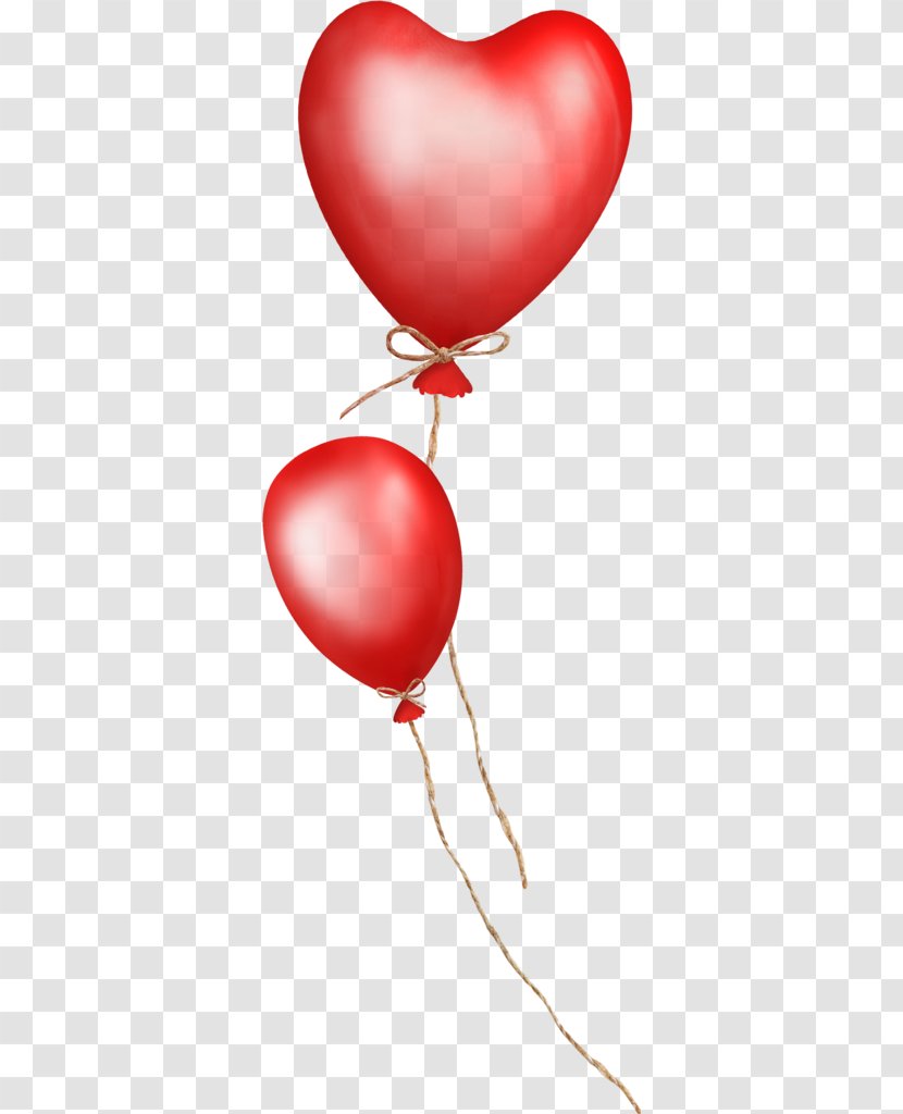 Heart Watercolor Painting Balloon - Cartoon - Love Baloon Transparent PNG