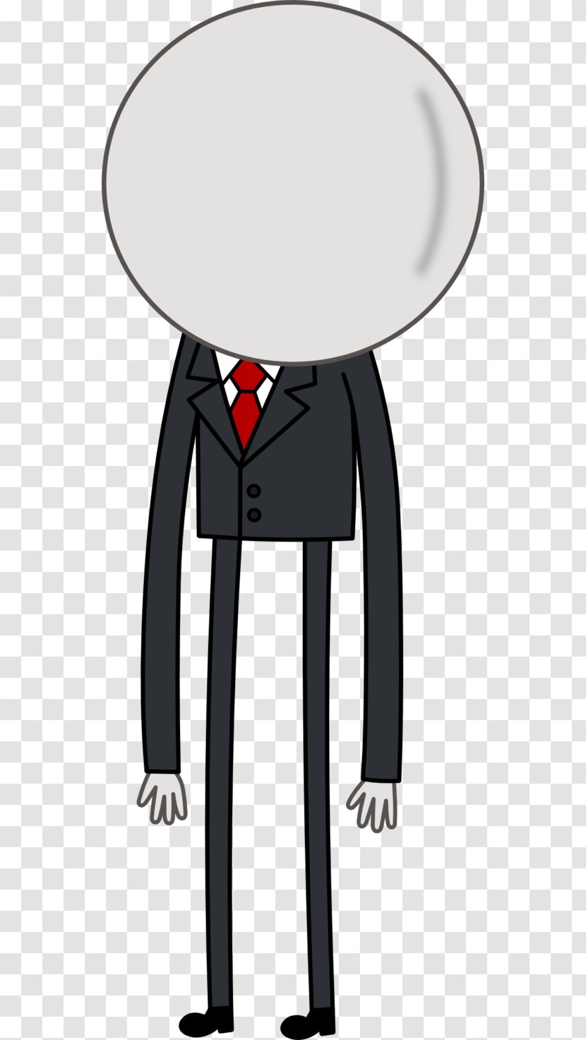 Slender: The Eight Pages Slenderman Cartoon Drawing - Black And White - Slender Man Transparent PNG