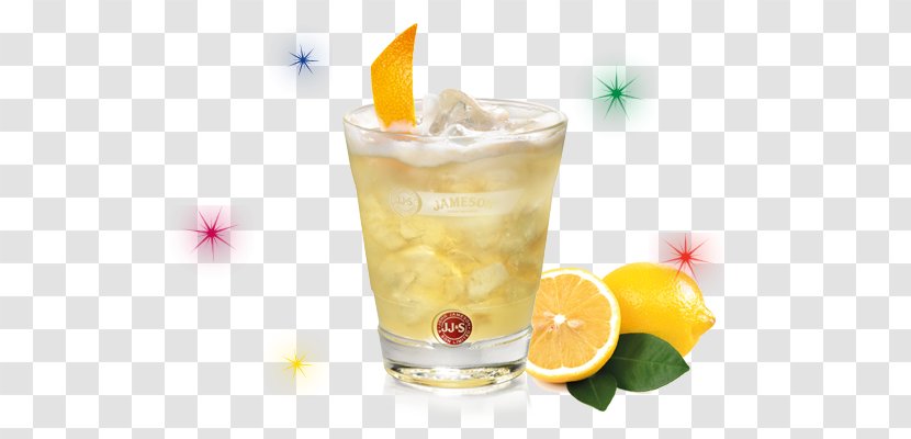 Cocktail Garnish Whiskey Sour Jameson Irish - Syrup Transparent PNG