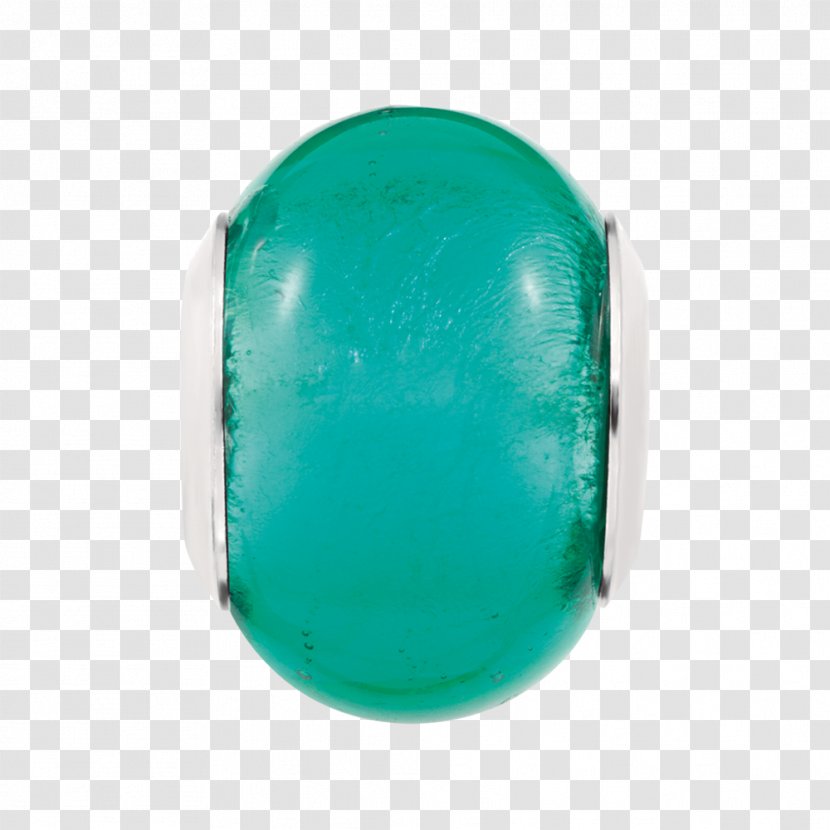 Turquoise Body Jewellery Emerald Bead - Murano Glass Transparent PNG