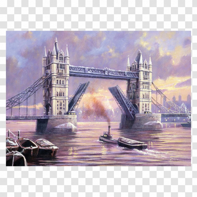 Tower Bridge Paint By Number Painting Art Transparent PNG