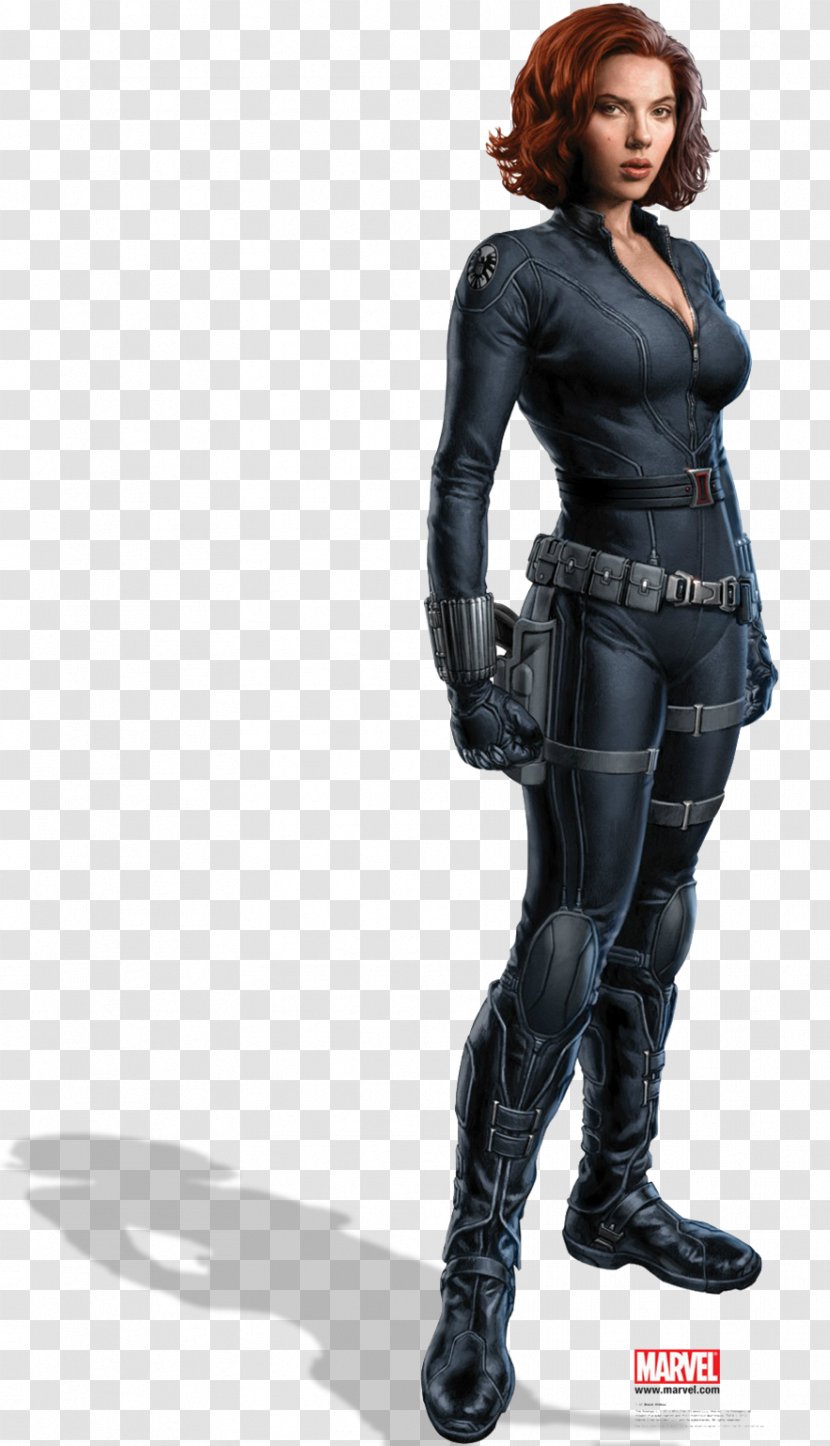 Scarlett Johansson Black Widow Iron Man Clint Barton The Avengers - Long Hair - Image Transparent PNG