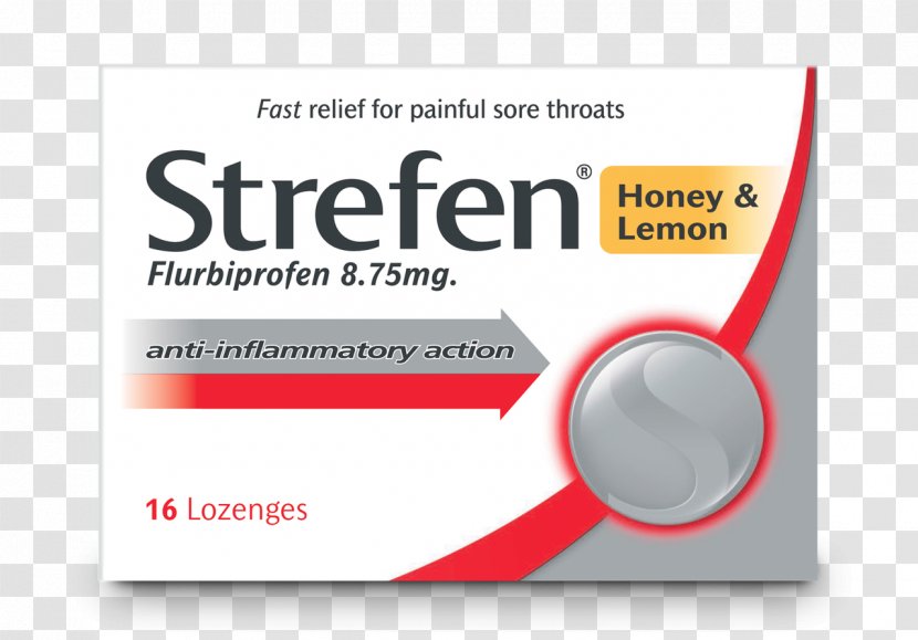 Throat Lozenge Sore Strepsils Ache - Text - Honey Transparent PNG