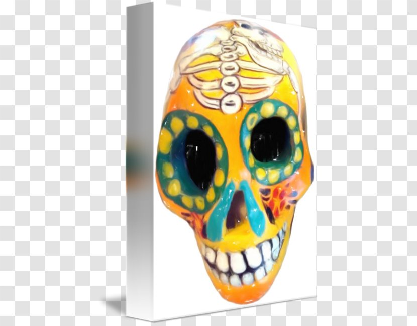 Skull Mask Font - Bone - Dia De Los Muertos Transparent PNG