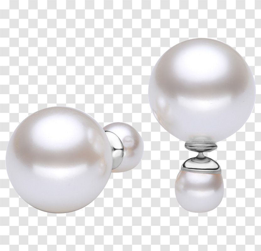 Earring Sterling Silver Cultured Freshwater Pearls Jewellery - Ring Transparent PNG