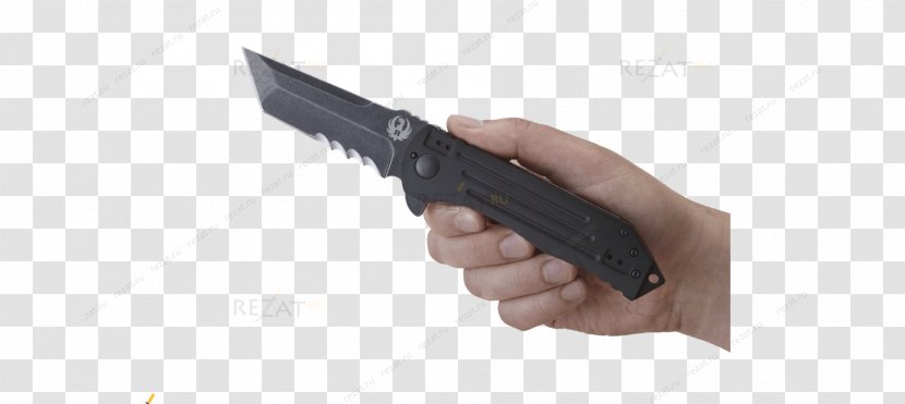 Knife Melee Weapon Hunting & Survival Knives Serrated Blade - Flippers Transparent PNG