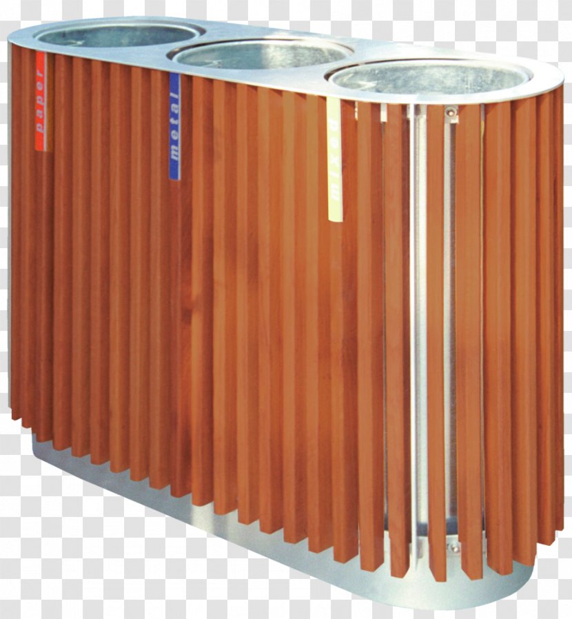 Rubbish Bins & Waste Paper Baskets Diagonal Angle Wood Stain - Alf Transparent PNG