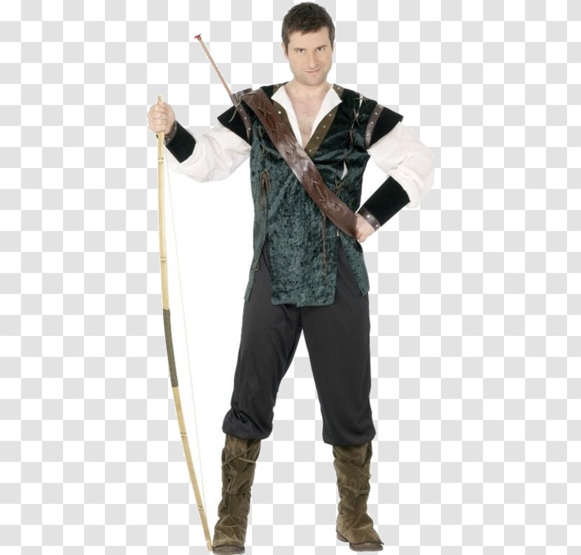Middle Ages Robin Hood The Sheriff Of Nottingham Friar Tuck Costume - Outerwear - Suit Transparent PNG