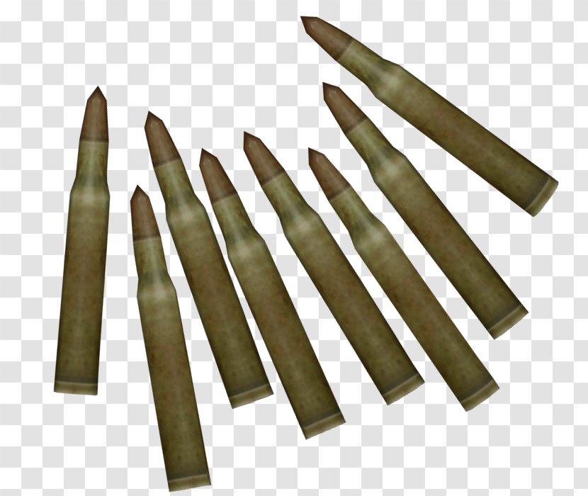 Fallout: New Vegas Fallout 4 3 Bullet Ammunition - Wiki Transparent PNG