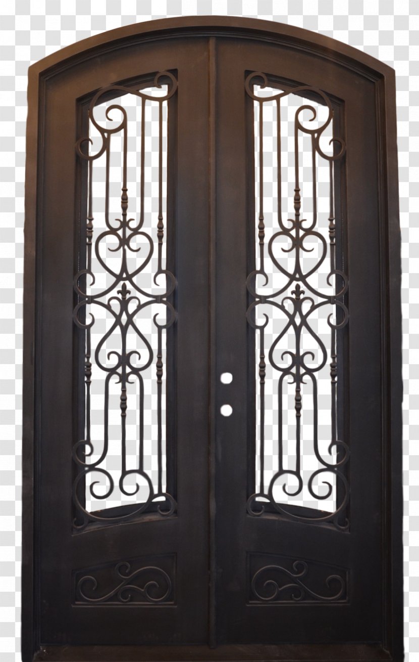 Door Jamb Arch Bronze Glass - Fleurdelis - Arched Transparent PNG