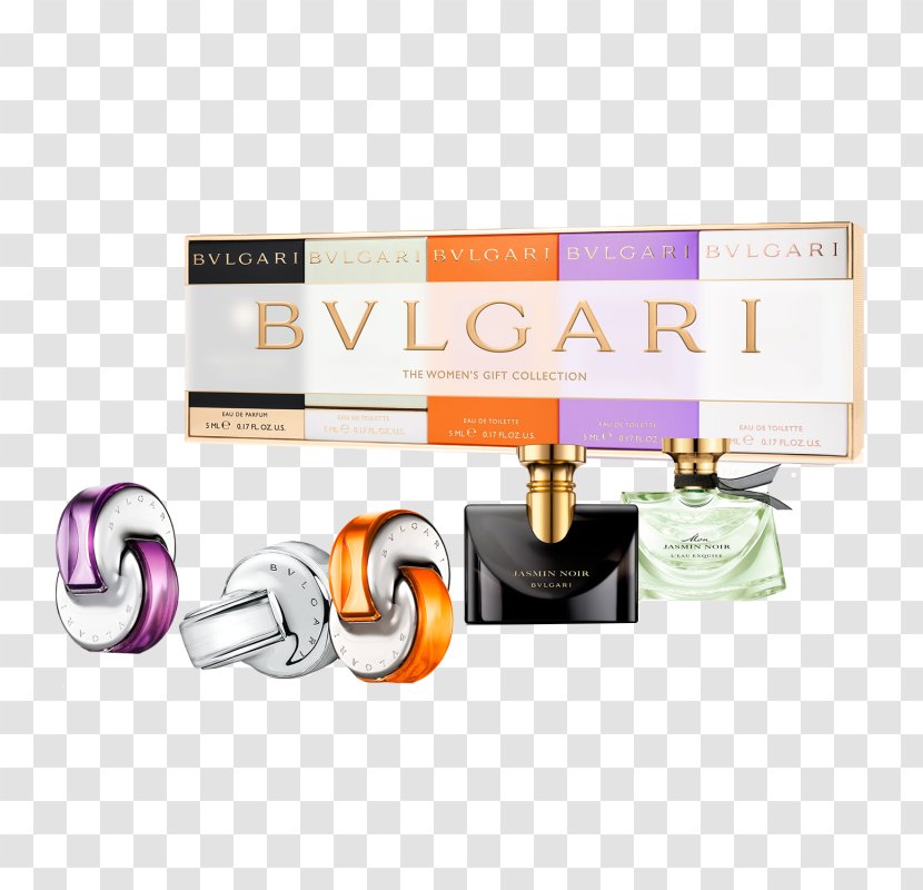 Bvlgari The Women's Gift Collection 5 Piece Mini Set Bulgari Perfume Miniatures For Women Transparent PNG