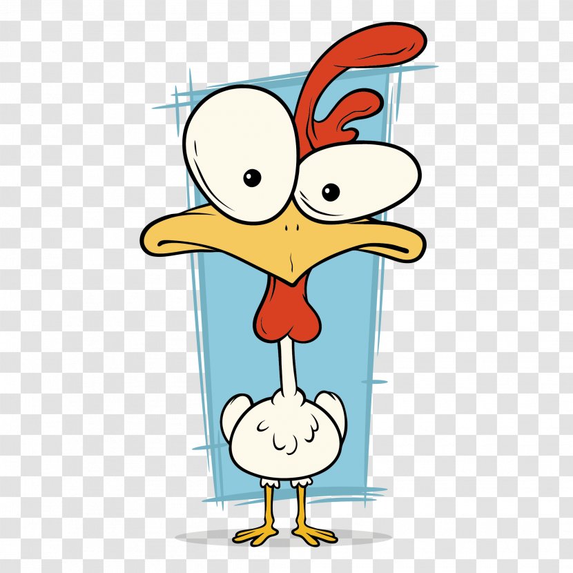 Chicken Cartoon Drawing Illustration - I'm A Little Cock Transparent PNG