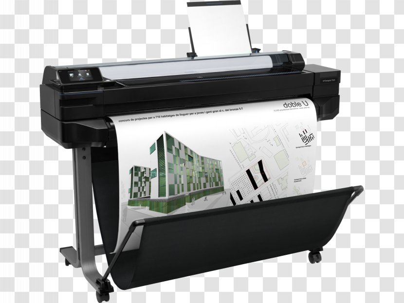 Hewlett-Packard HP DesignJet T520 Printer Printing Plotter - Hewlett-packard Transparent PNG